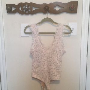 Bridal bodysuit size large